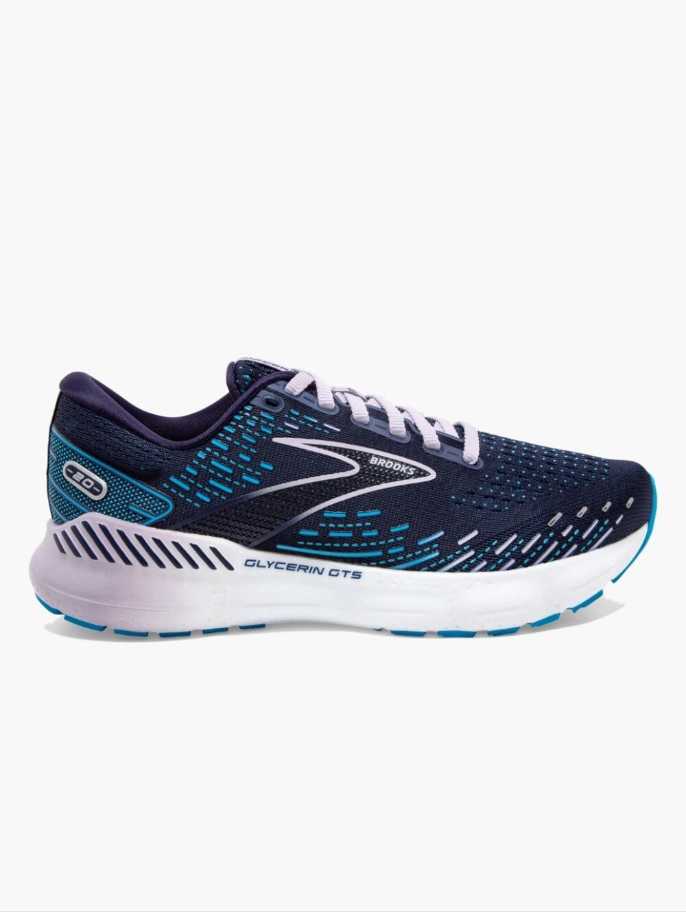 Brooks | Glycerin GTS 20 Blue Wide Running Sneakers